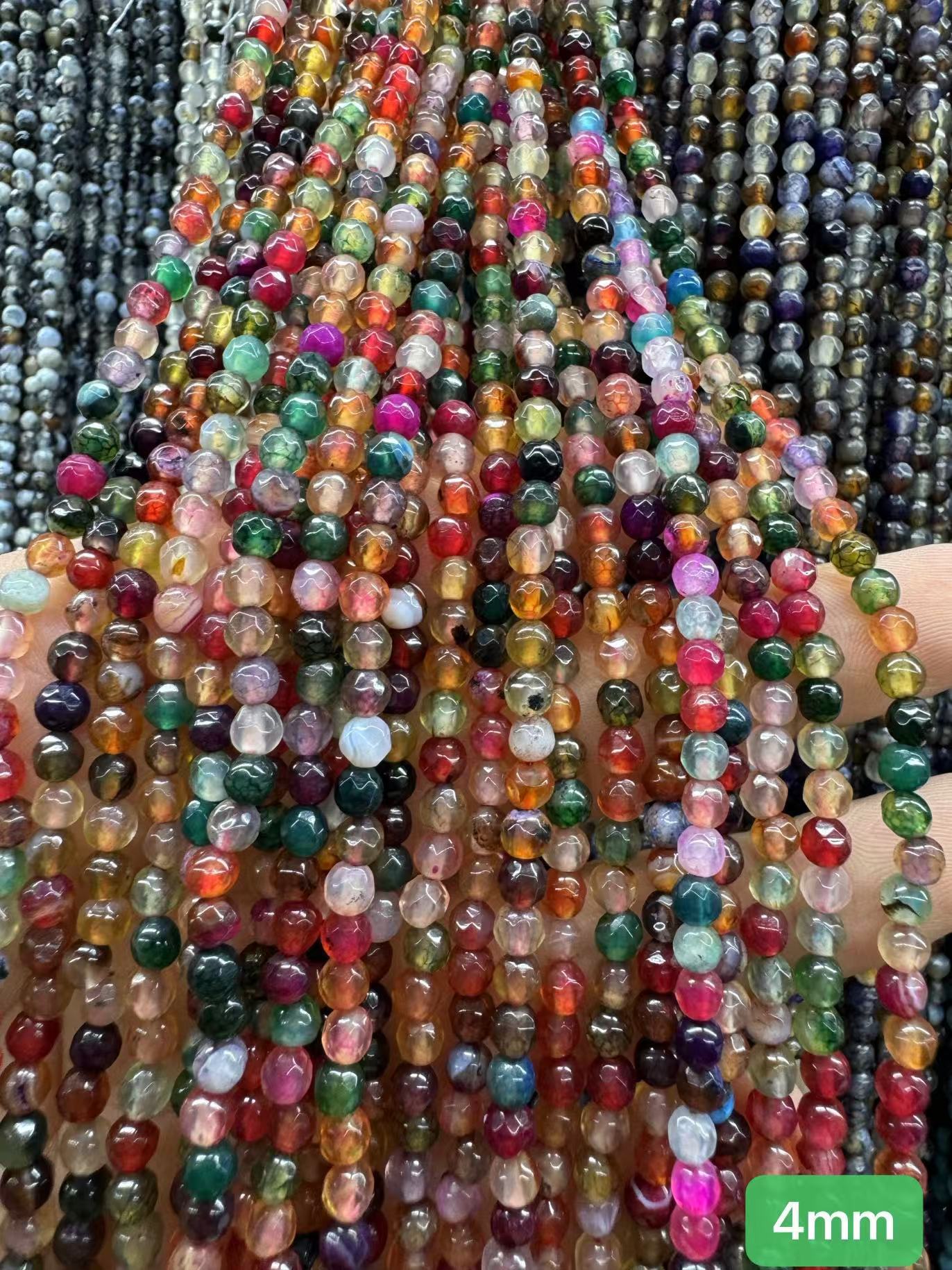 $1  4mm loose beads I