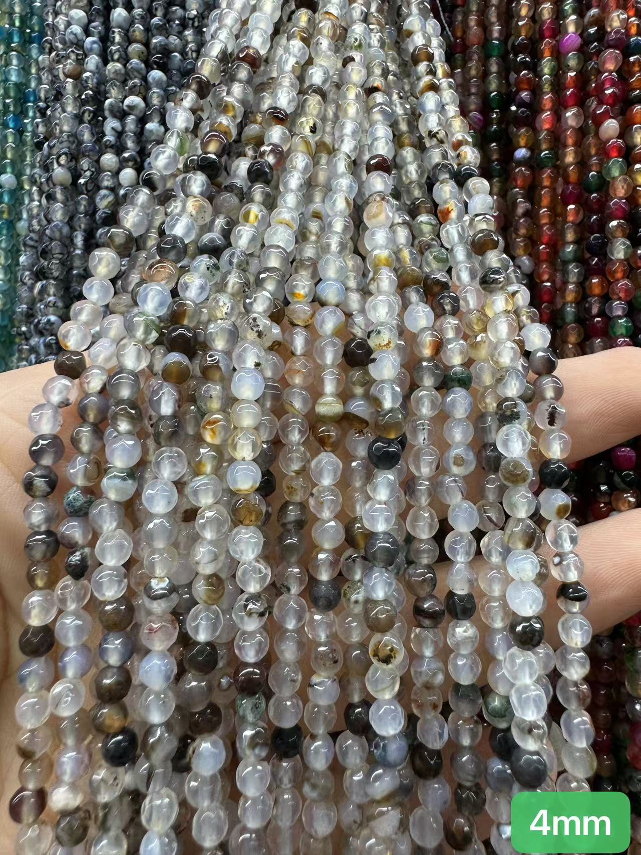 $1  4mm loose beads I