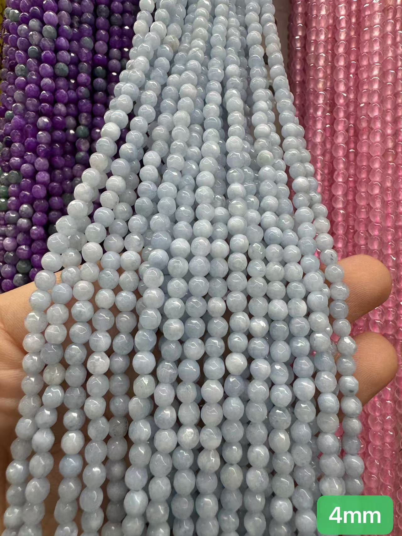 $1  4mm loose beads I