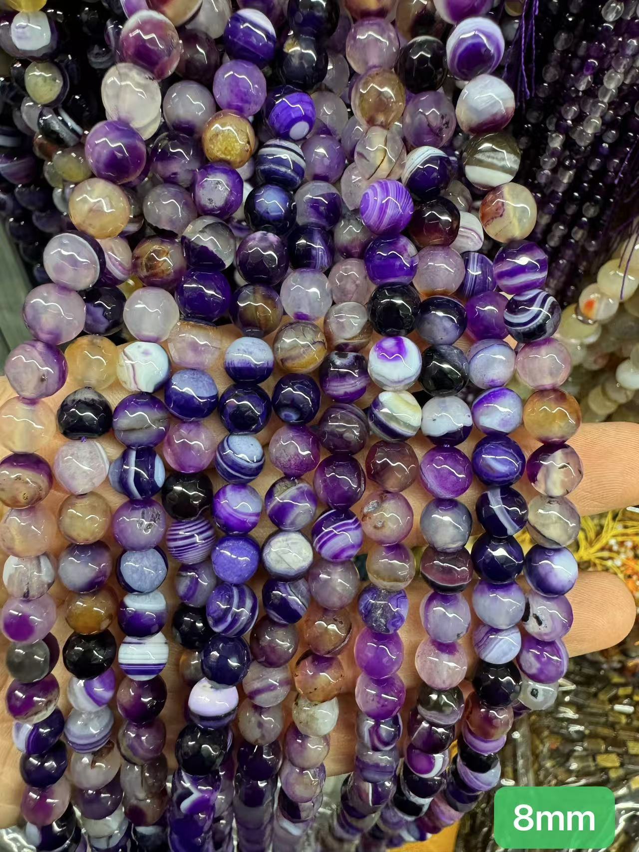 $ 1 8mm  loose beads