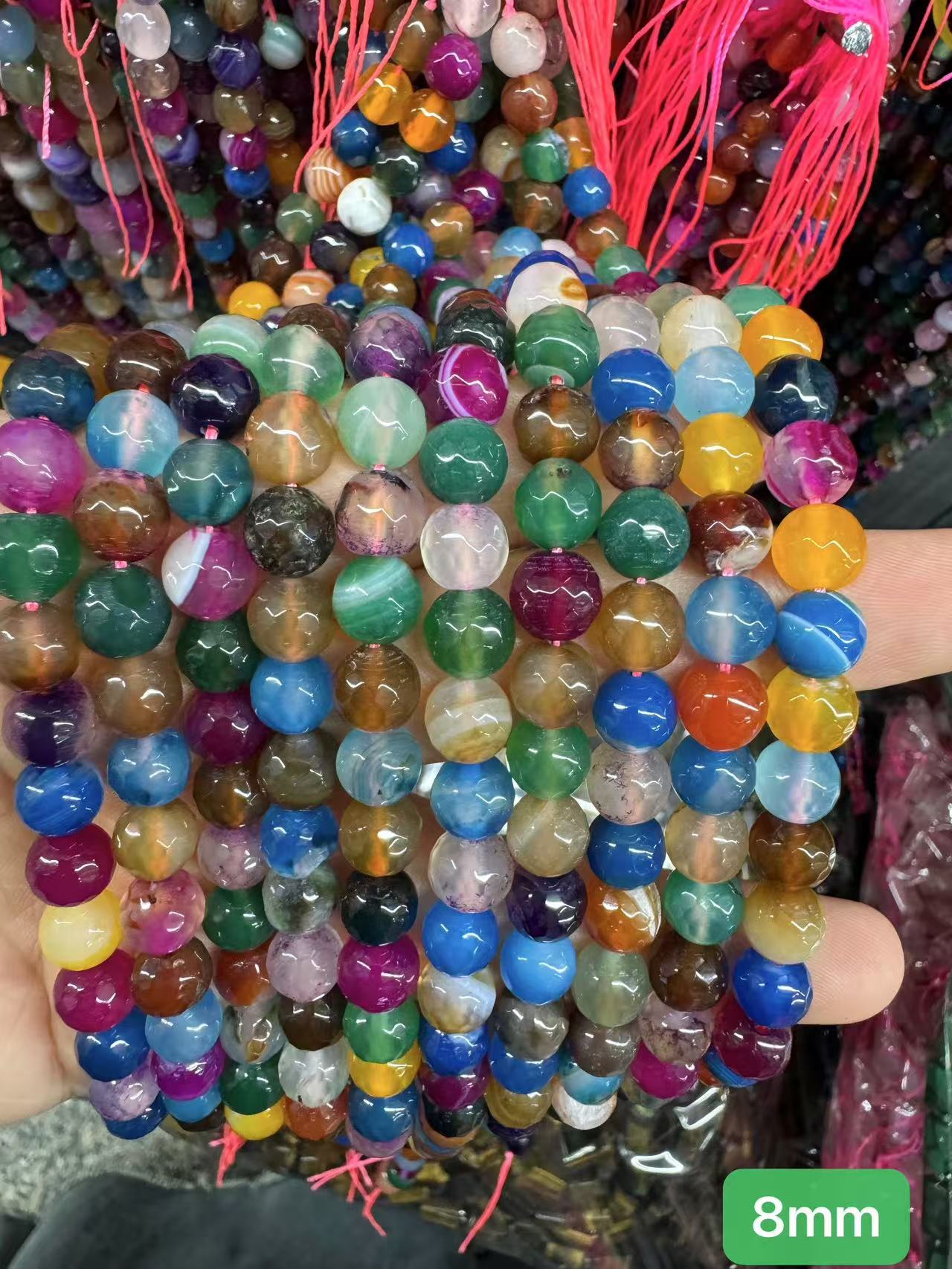 $ 1 8mm  loose beads