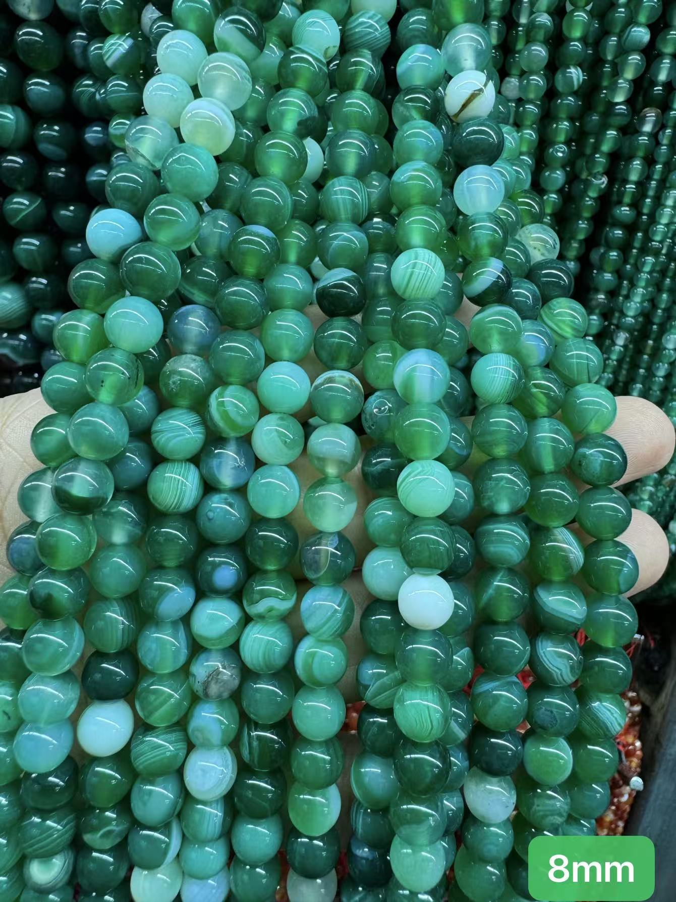 $ 1 8mm  loose beads