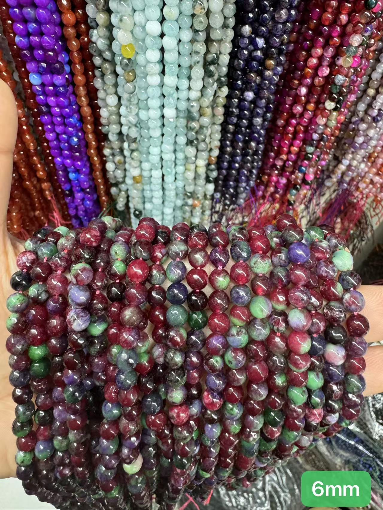 $1 6mm loose beads I