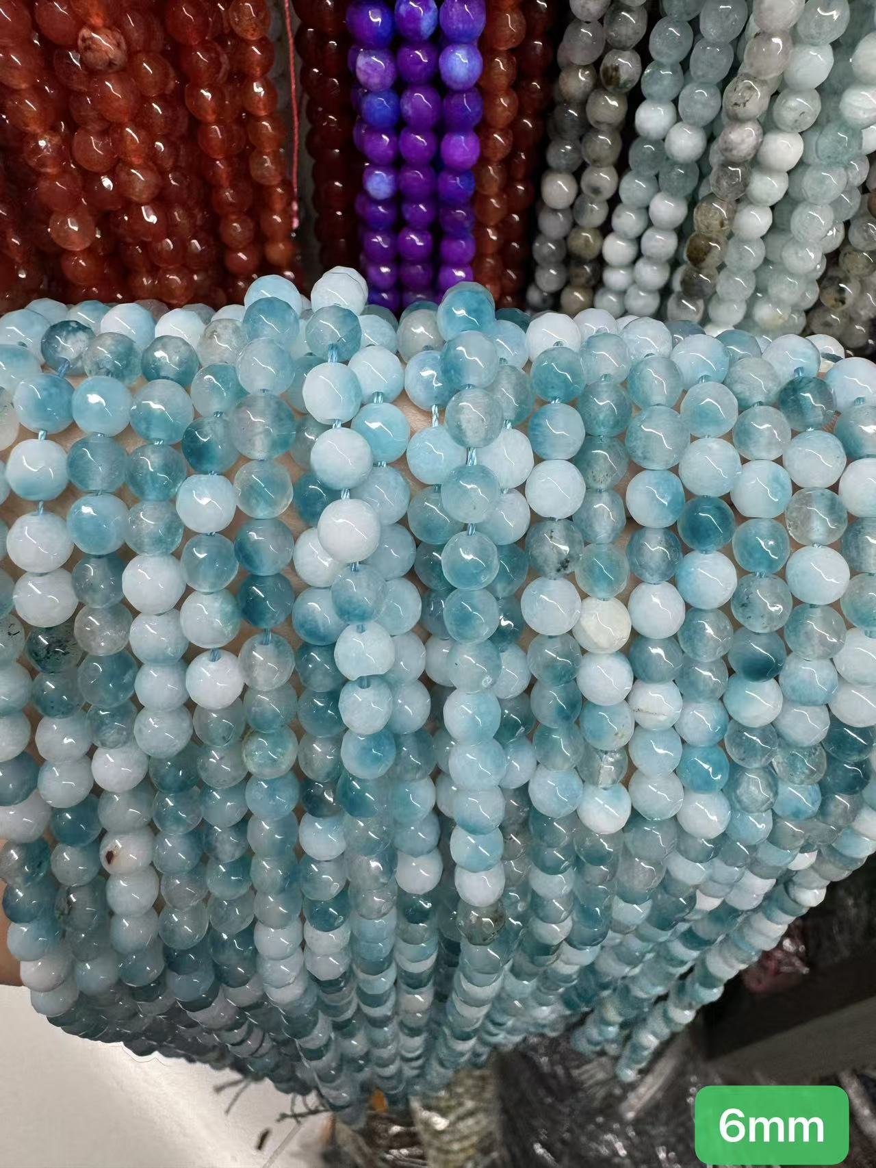 $1 6mm loose beads I