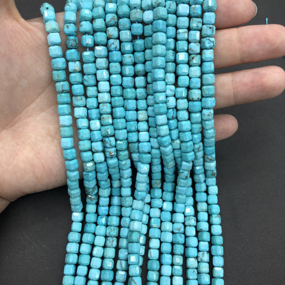 Turquoise Loose Beads Round Fcaeted Rice Rondelle Flat Oval Irregular Shape Beads