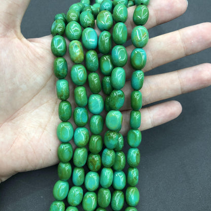 Egg Shape Turquoise Beads