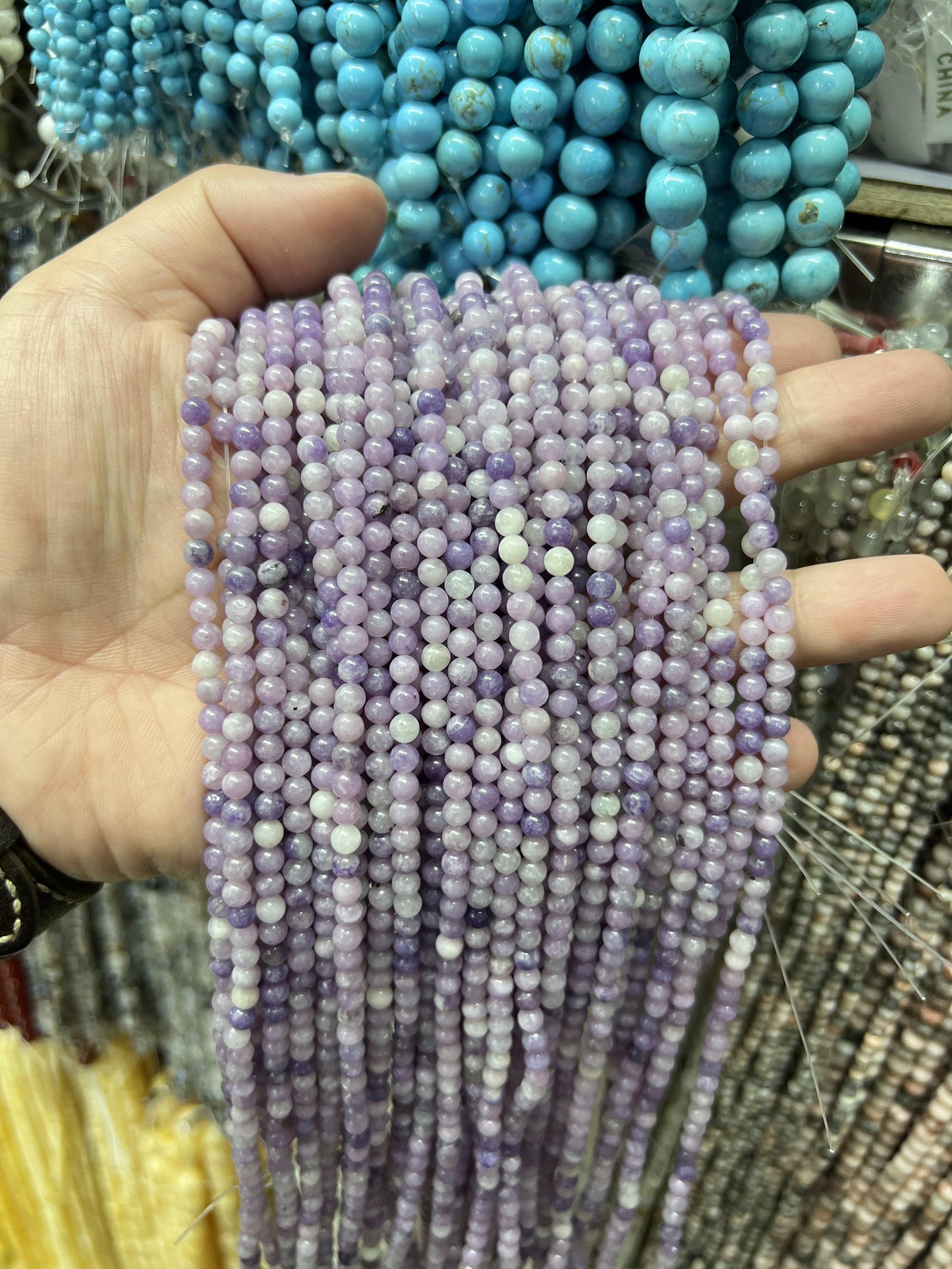 $1  4mm loose beads I