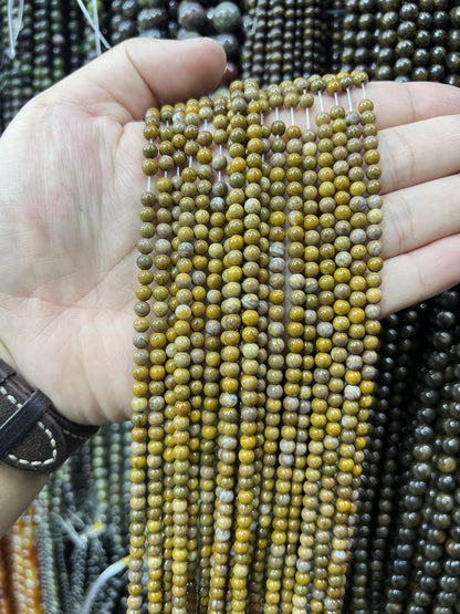 $1  4mm loose beads I