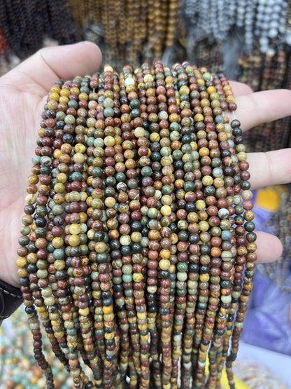 $1  4mm loose beads I