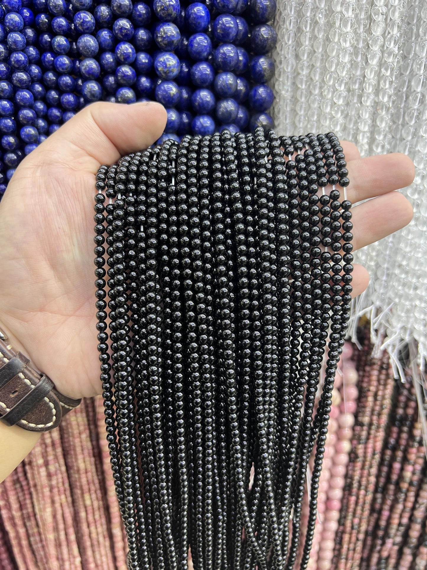 $1  4mm loose beads I