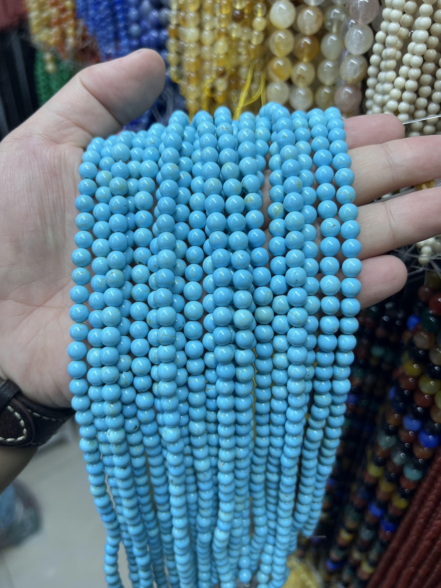 $1 6mm loose beads I