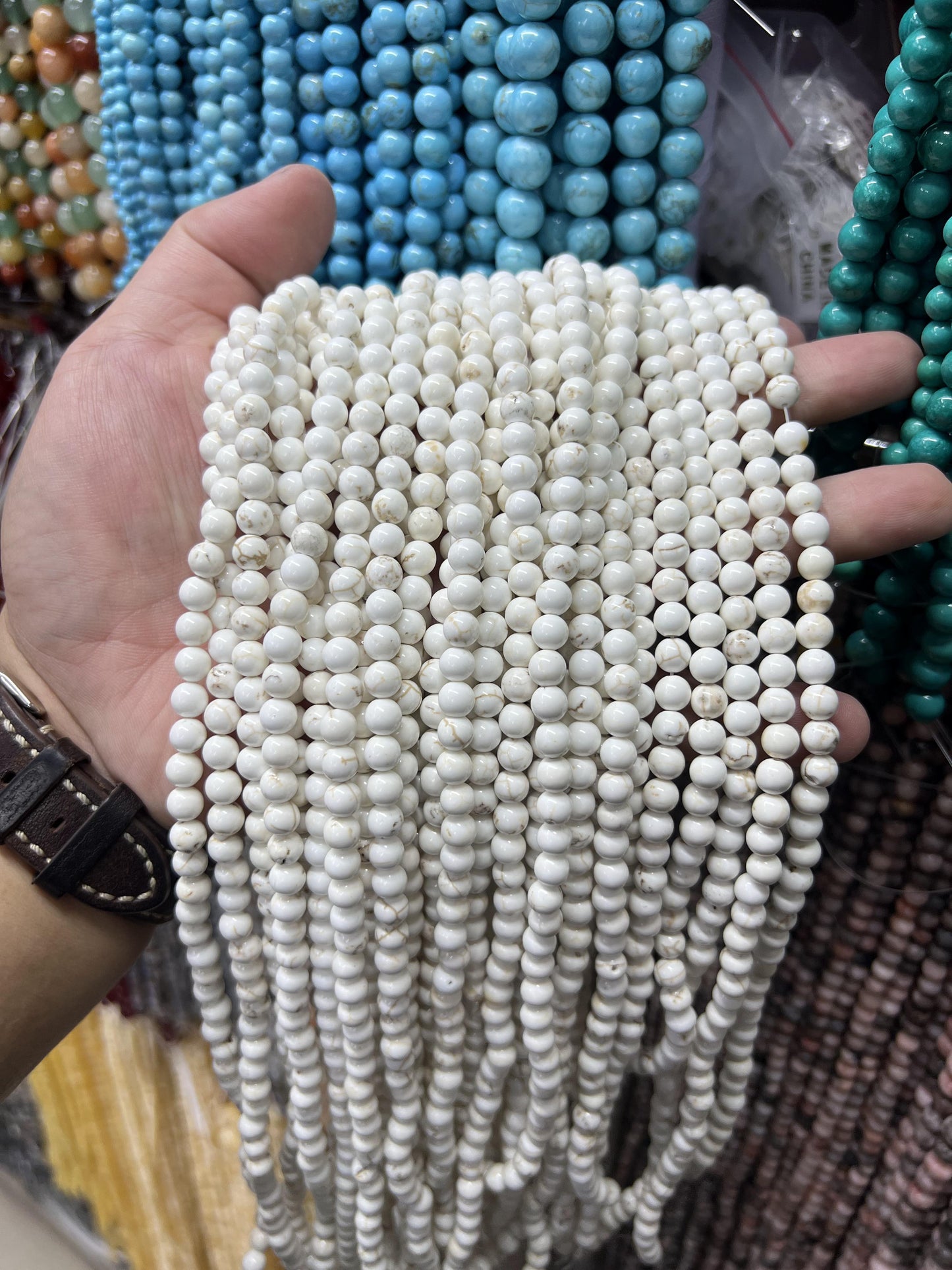 $1 6mm loose beads I