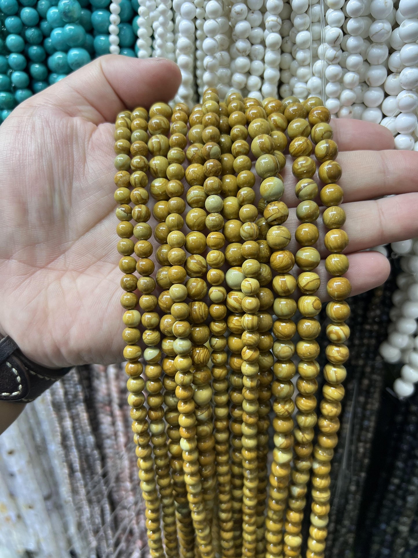 $1 6mm loose beads I