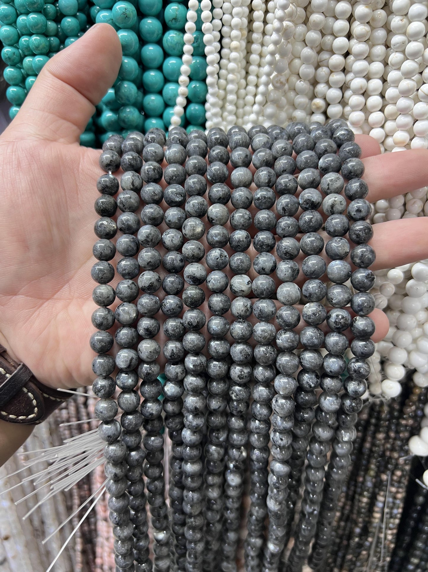 $1 6mm loose beads I