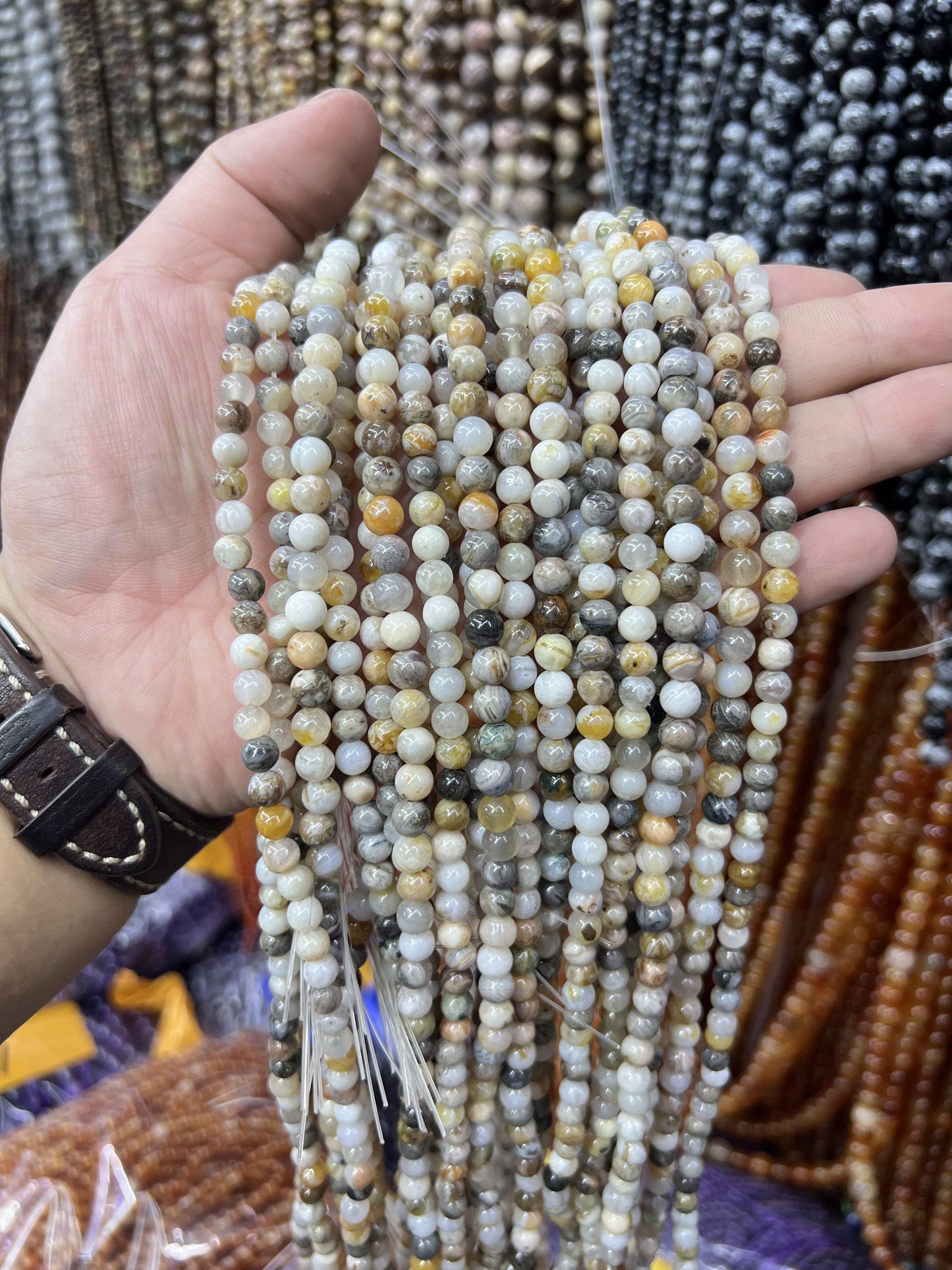 $1 6mm loose beads I