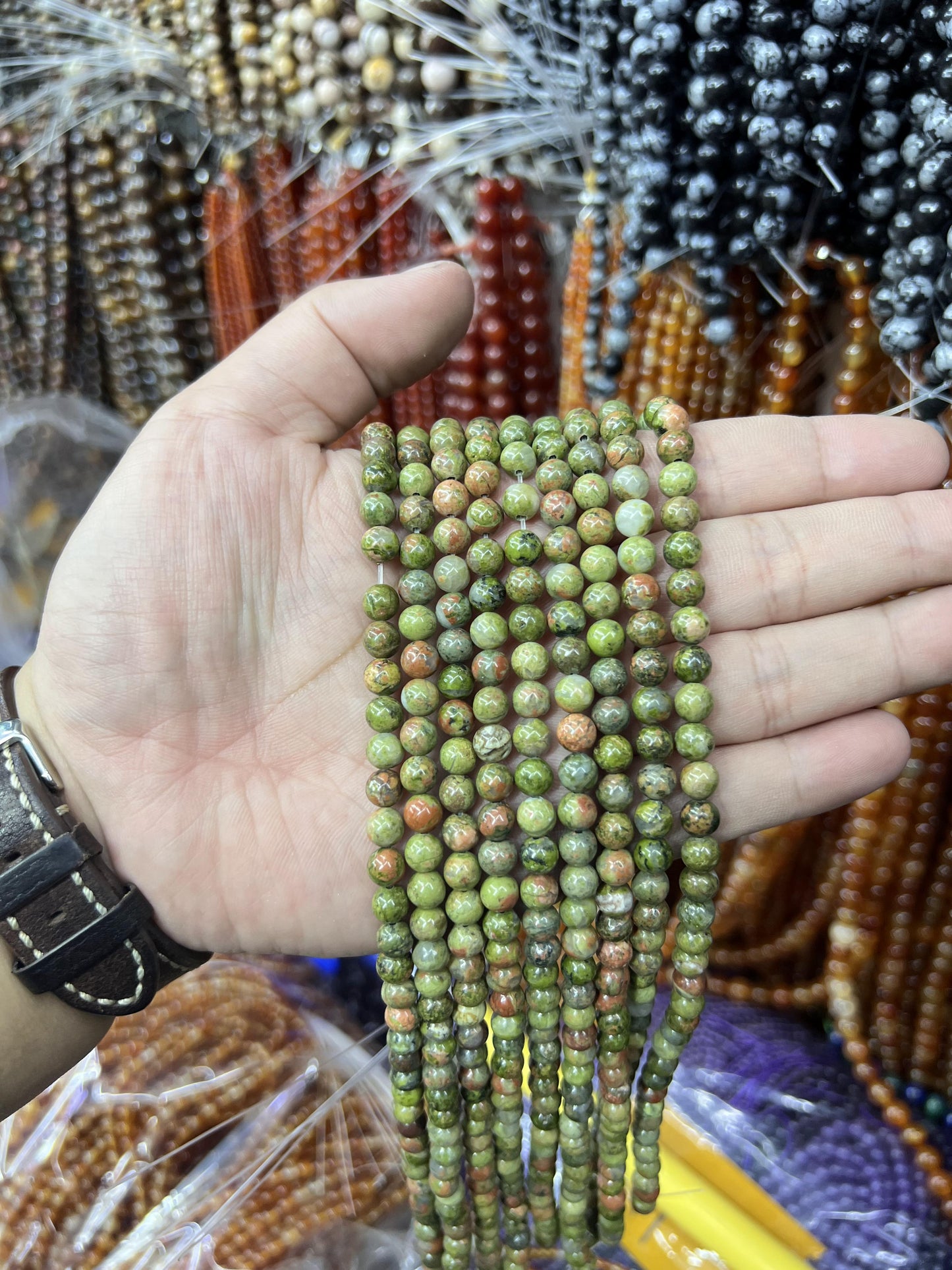 $1 6mm loose beads I