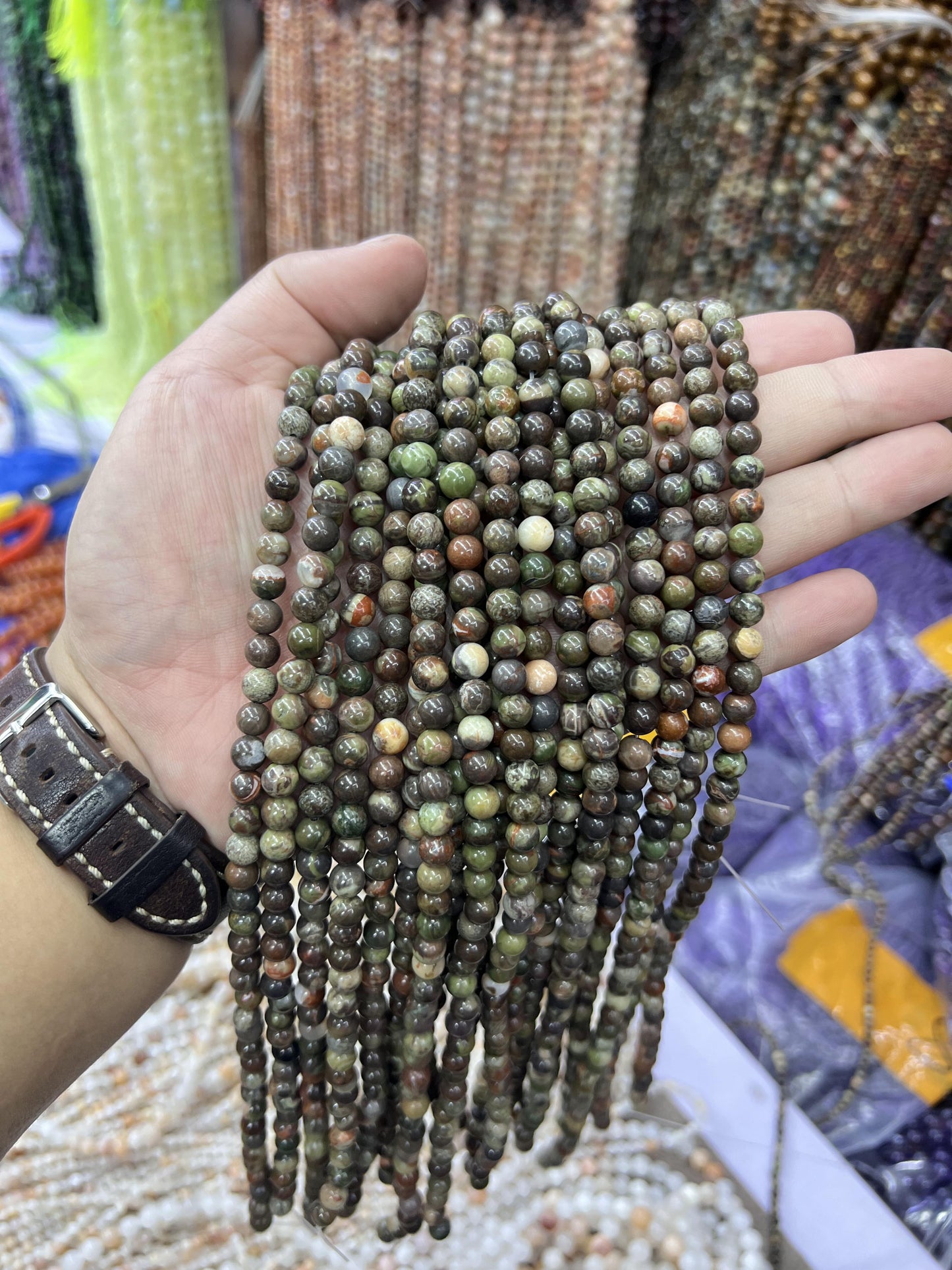 $1 6mm loose beads I