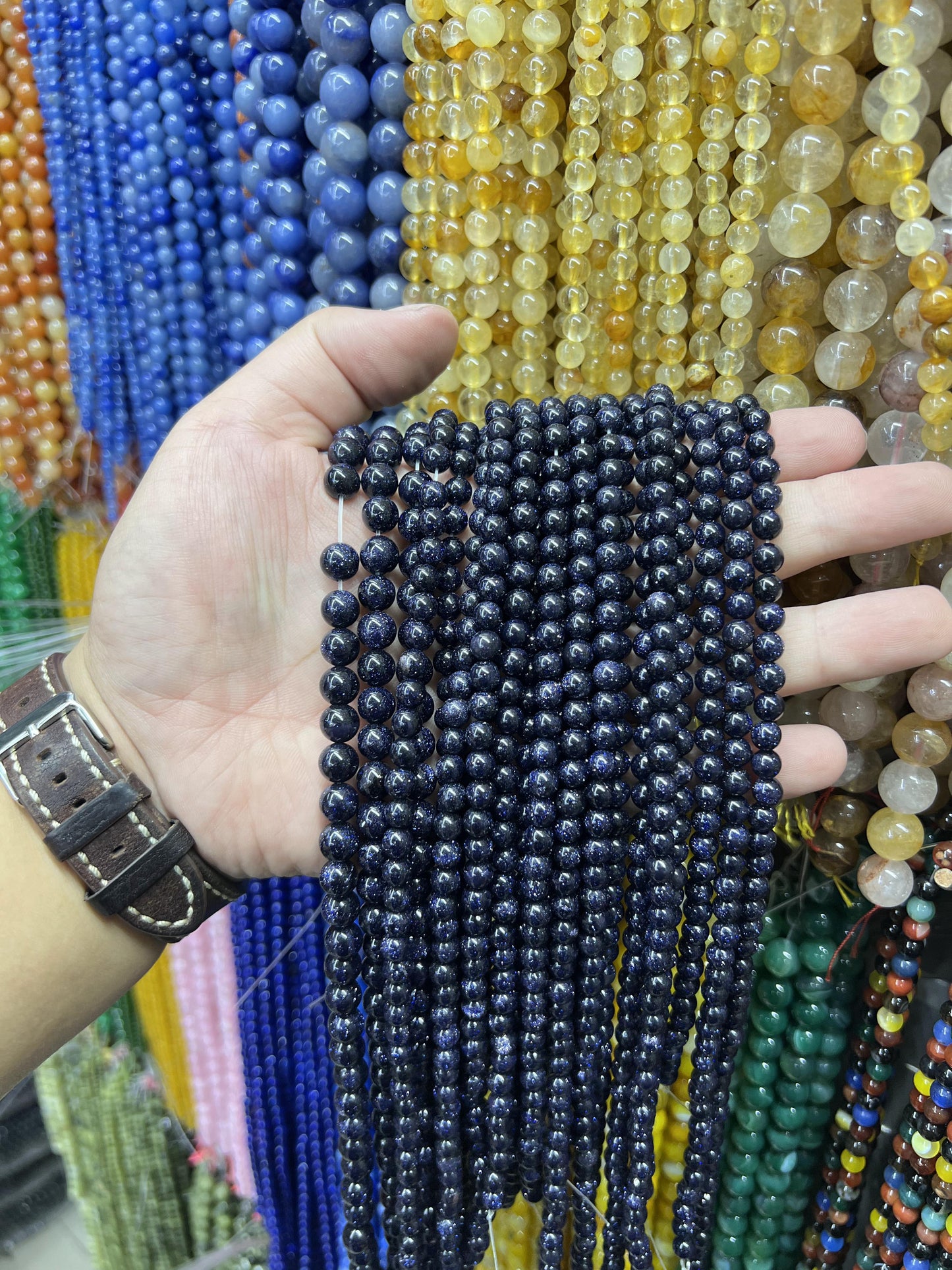 $ 1 8mm  loose beads