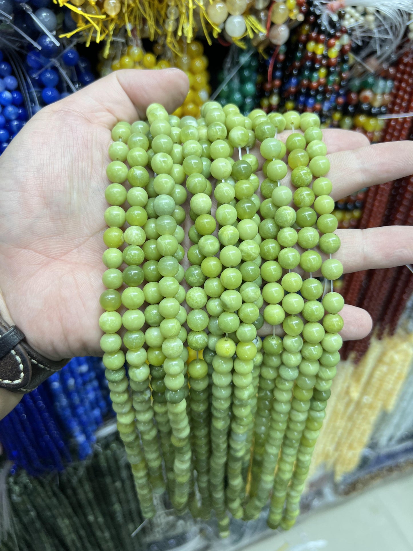 $ 1 8mm  loose beads