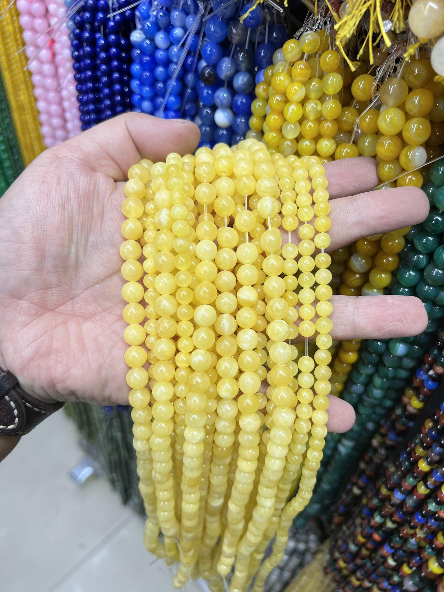 $ 1 8mm  loose beads