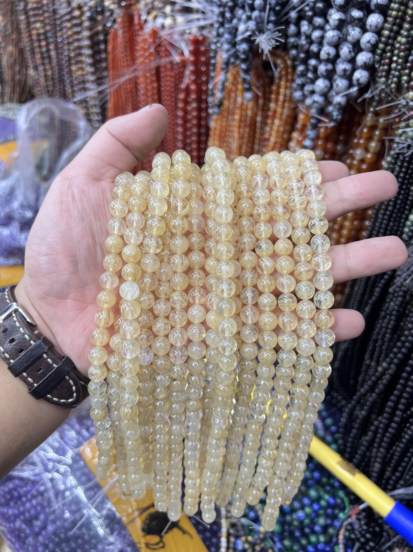 $ 1 8mm  loose beads