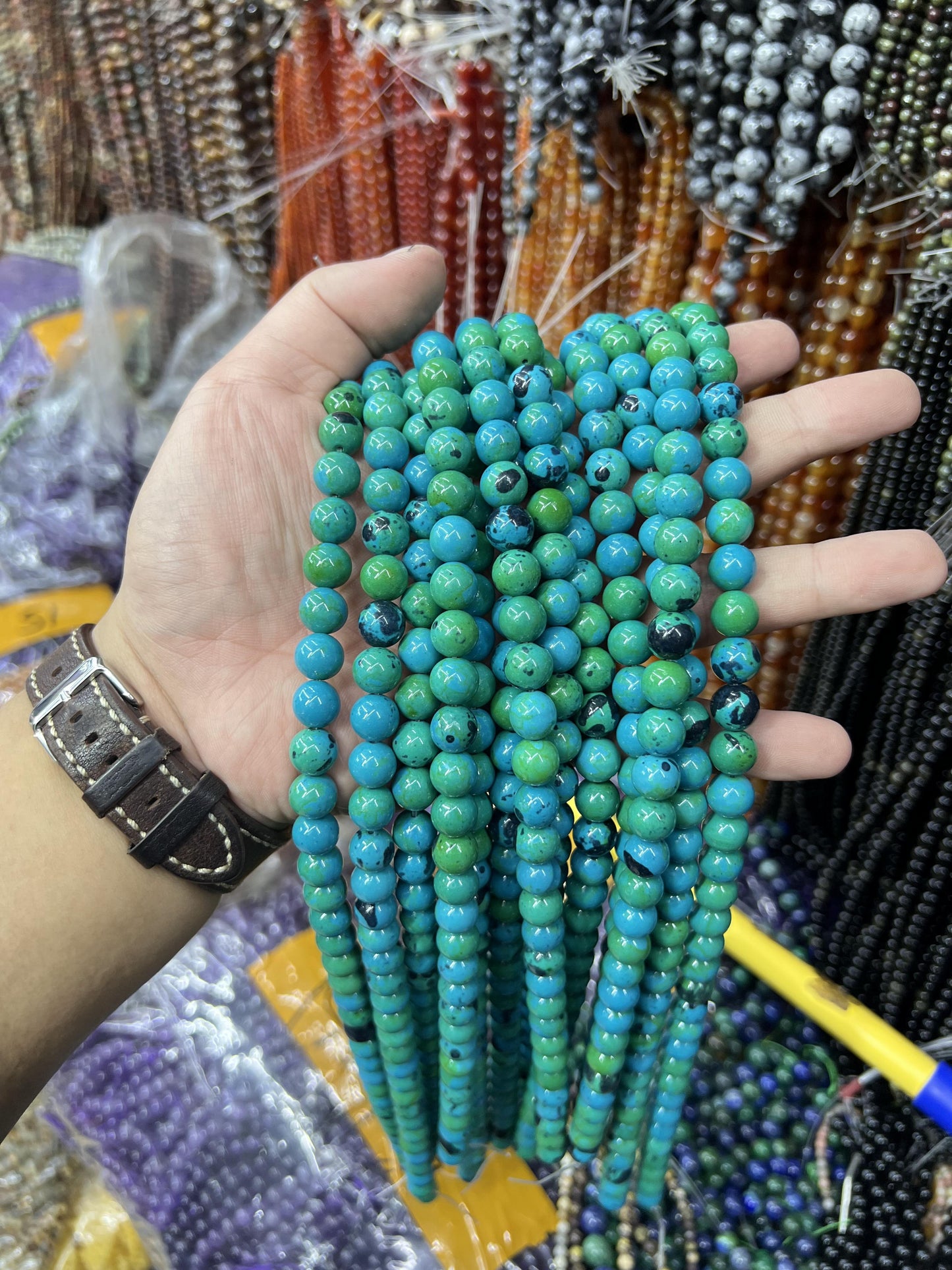 $ 1 8mm  loose beads