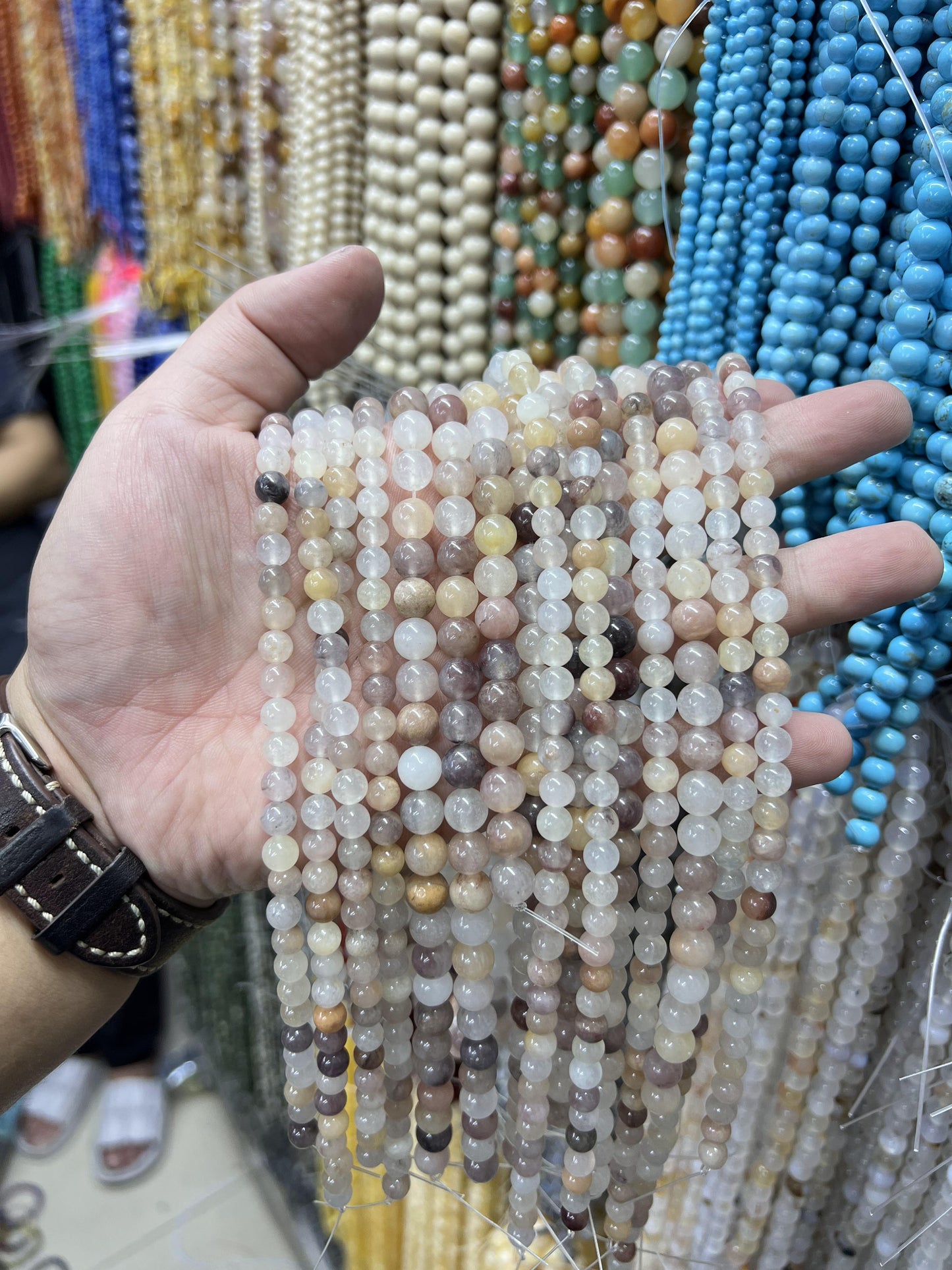 $ 1 8mm  loose beads