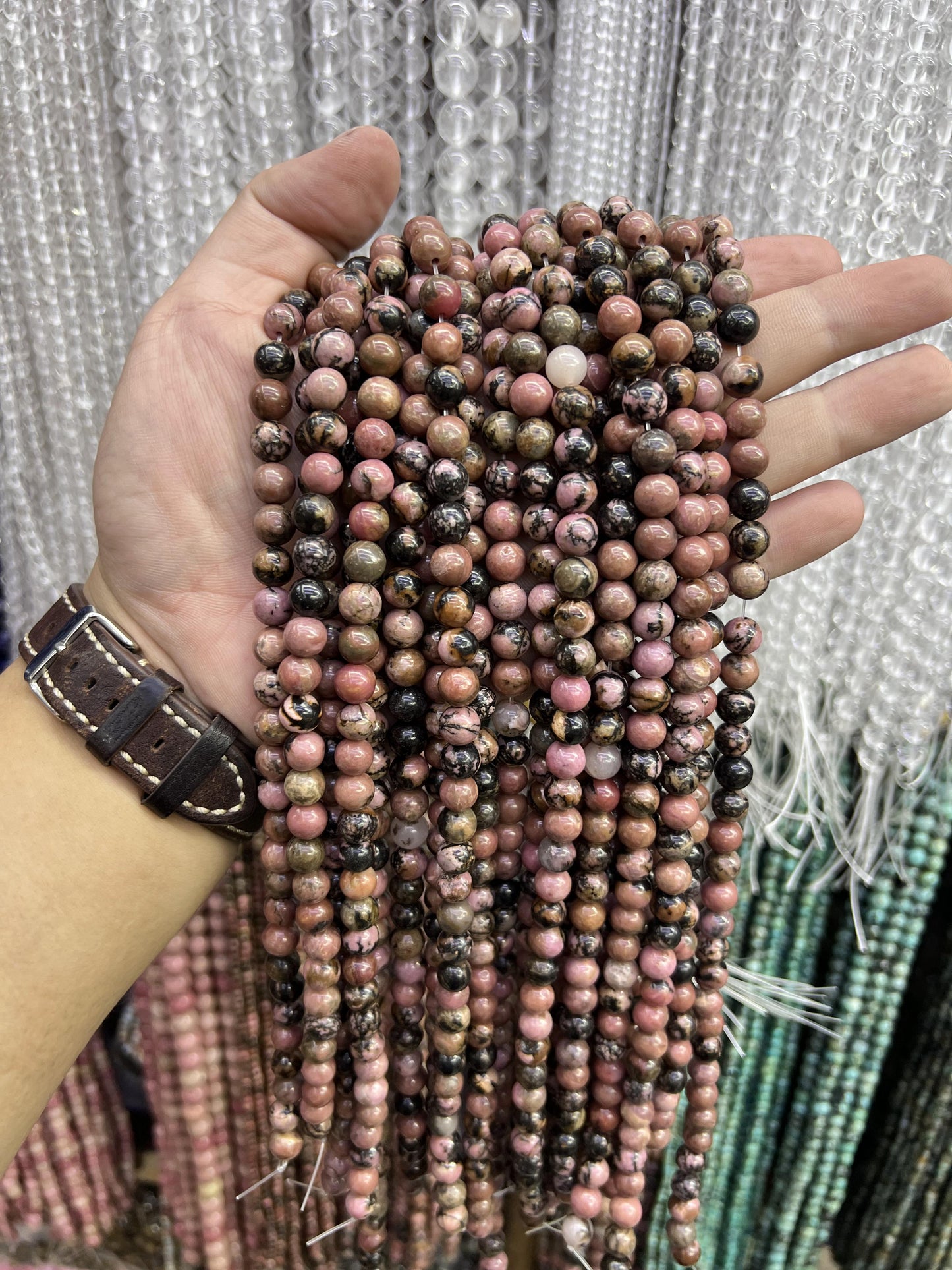 $ 1 8mm  loose beads