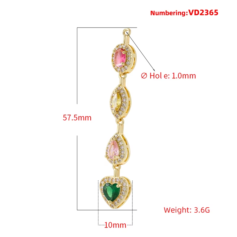 Attracting Wealth-Related Accessories Charm Pendant Beads 1PCS