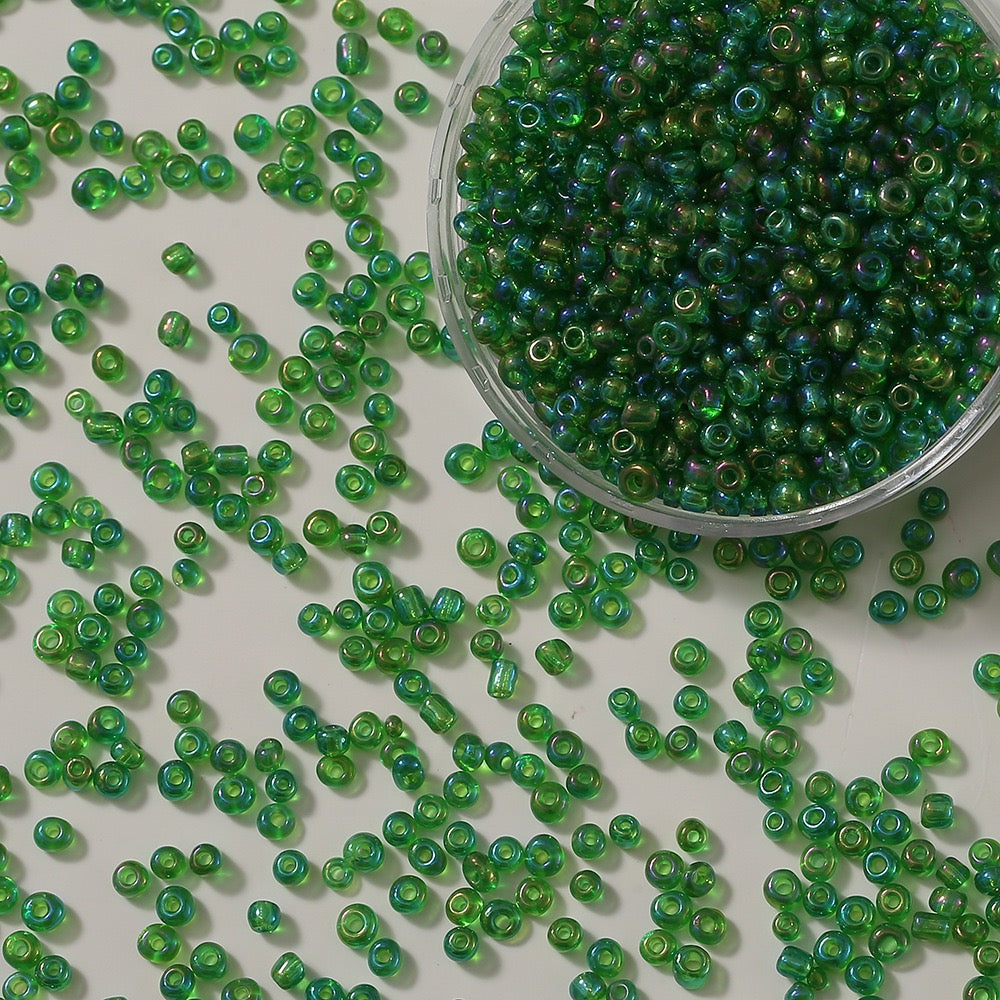 500pcs Glass Seed Smooth Beads