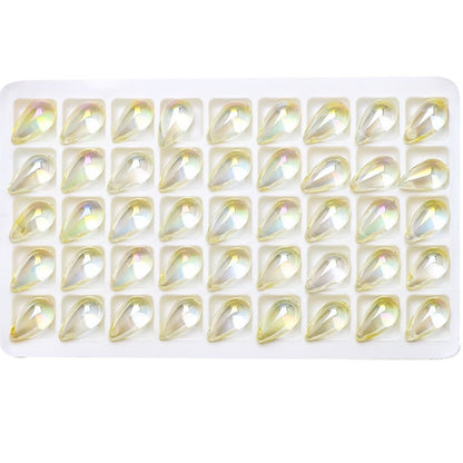 30pcs 9x15mm Teardrop Glass Pendants Beads