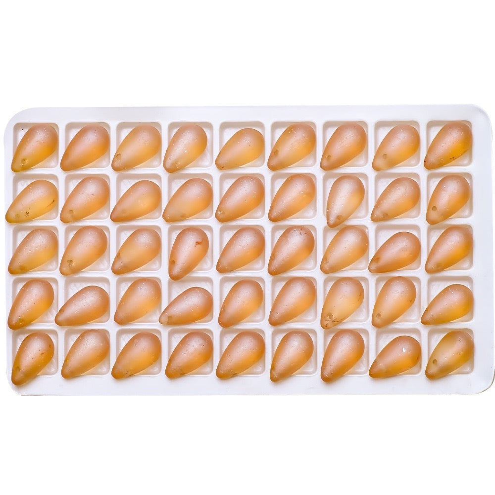 30pcs 9x15mm Teardrop Glass Pendants Beads
