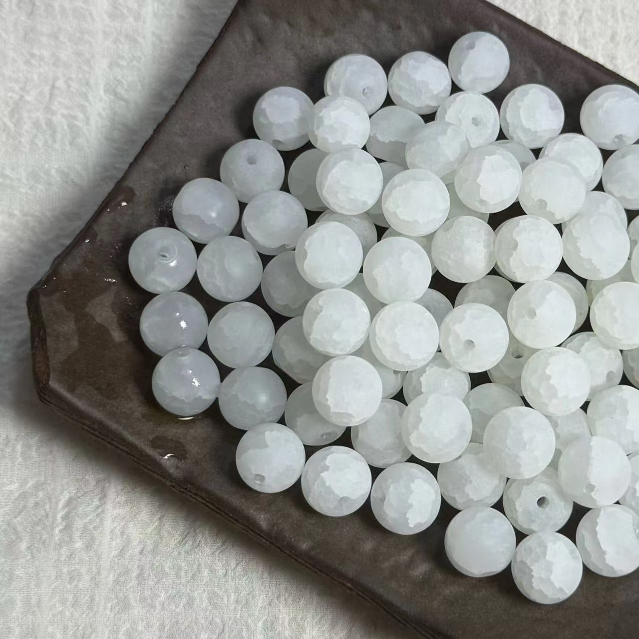 100pcs Water‑Sensitive Beads · Turns Transparent In Water