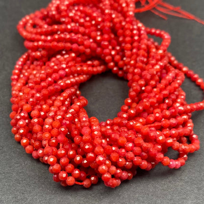 Tube Shape Coral Beads