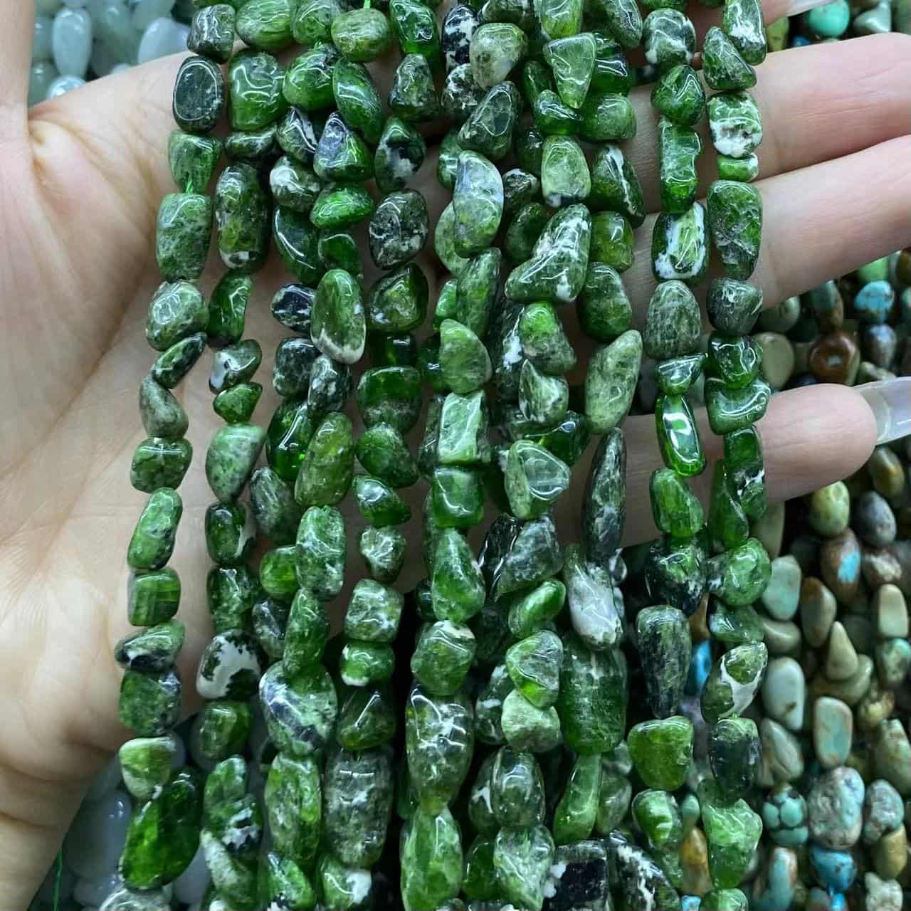 Irregular Smooth Beads 6-8mm Gemstone/Quartz/Jasper/Agate