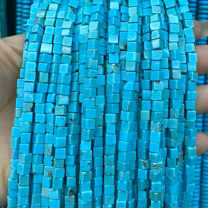 Turquoise Loose Beads Round Fcaeted Rice Rondelle Flat Oval Irregular Shape Beads