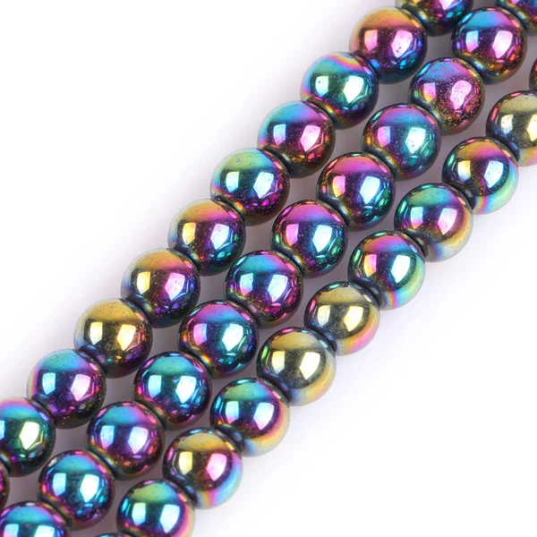 Round Shape Hematite Beads