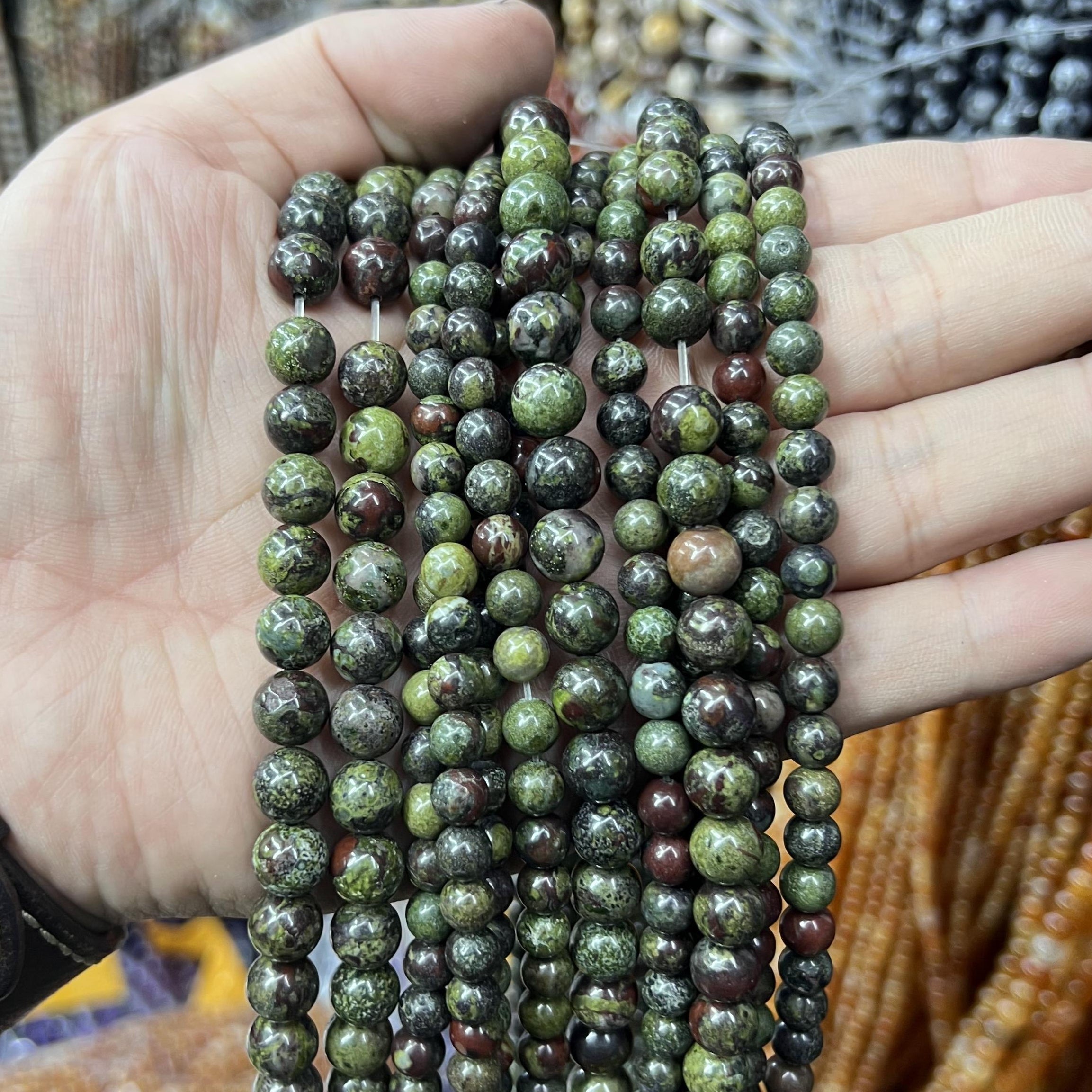 $2.5--8mm semi precious beads #1 Free Shipping