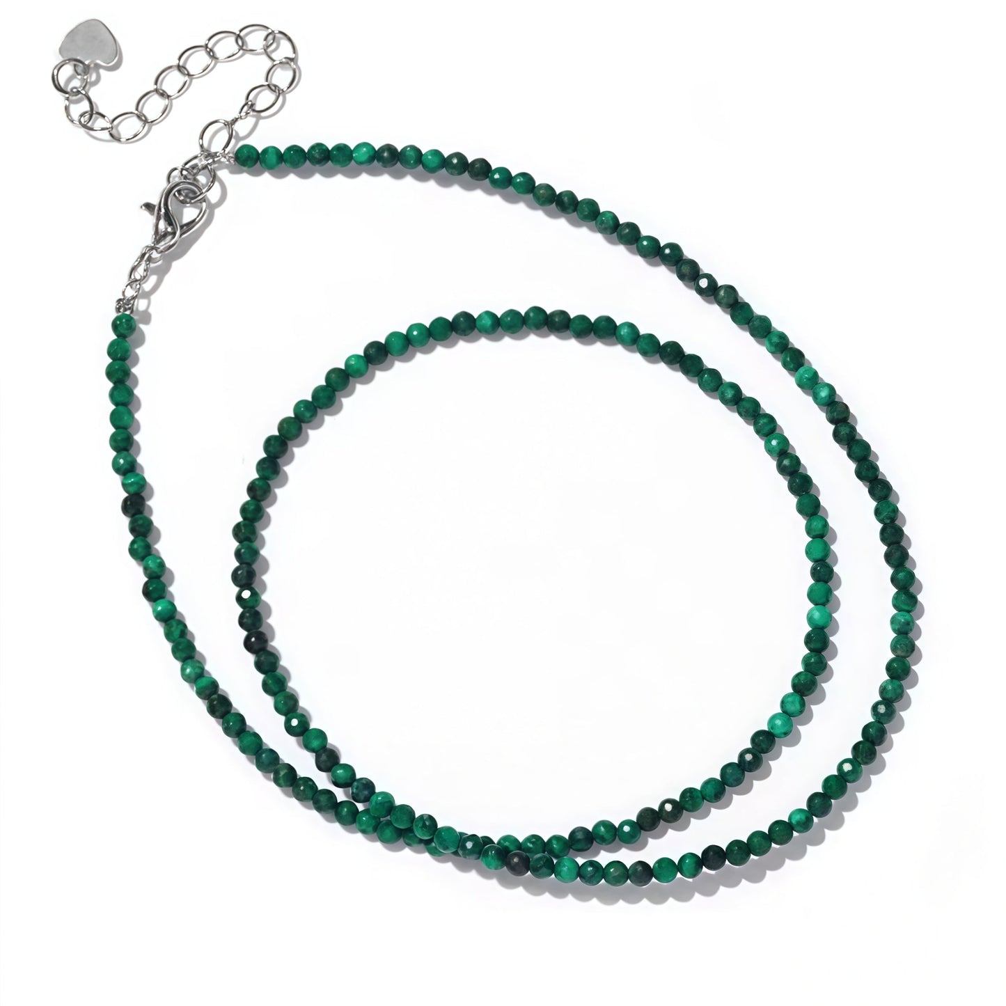 2mm Shining Beads Stone Necklace Choker Jewelry