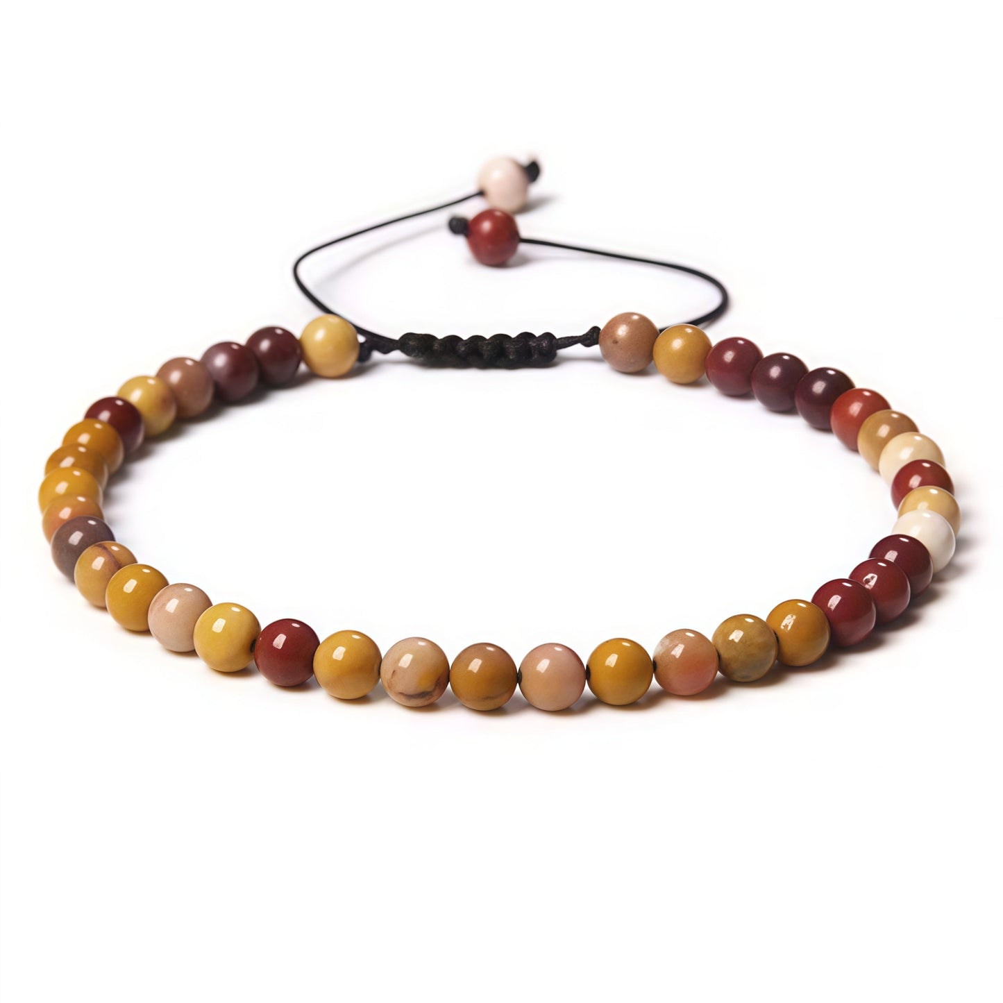 Beads Bracelet Adjustable Rope String Braided Bracelets 4mm 6mm 8mm
