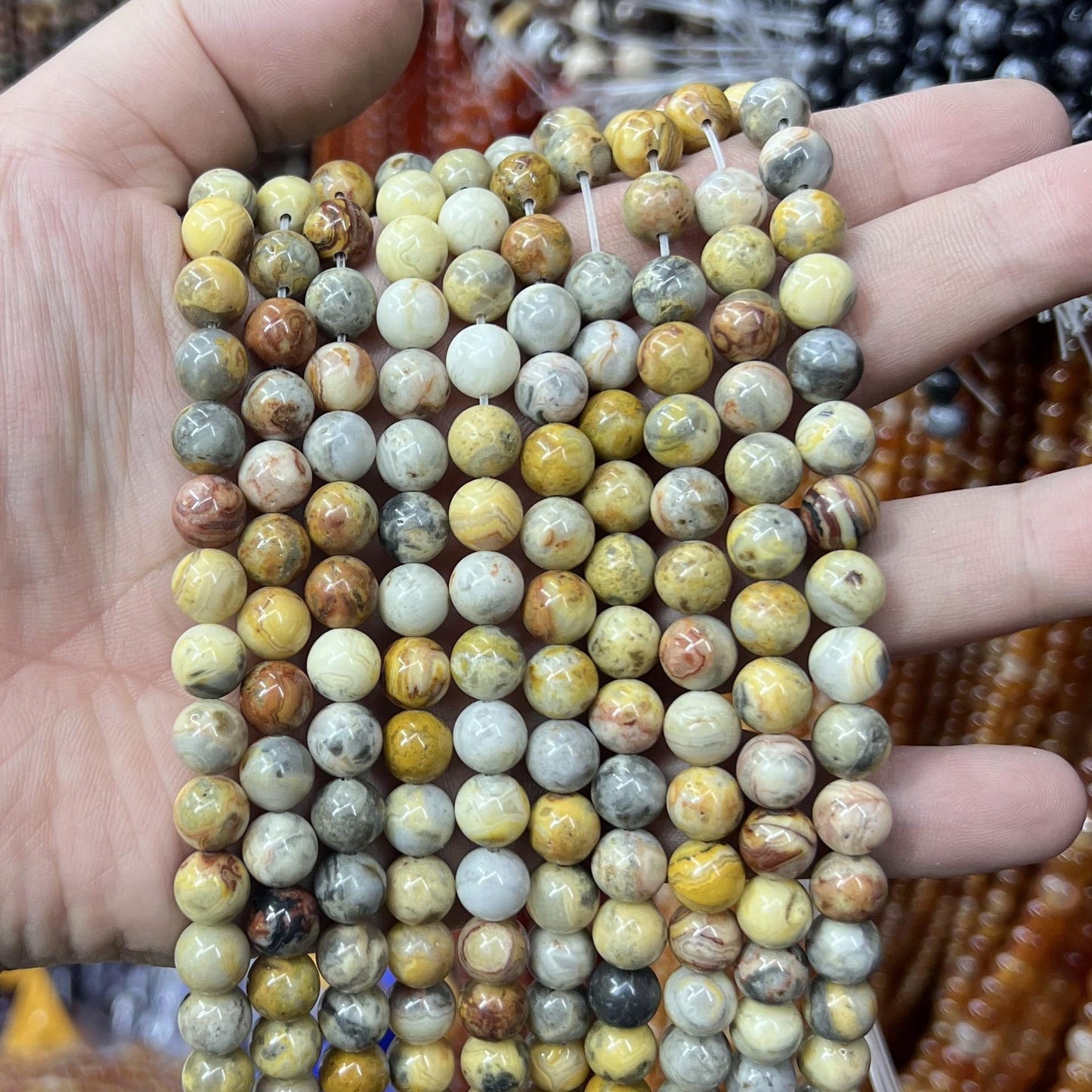 Round Beads 6mm 8mm 10mm  Free Shipping