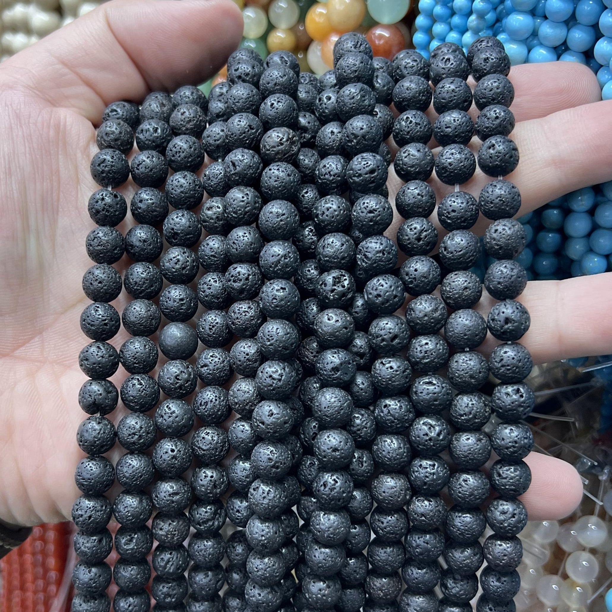 $2.5--8mm #2 Semi- Precious beadsFree Shipping