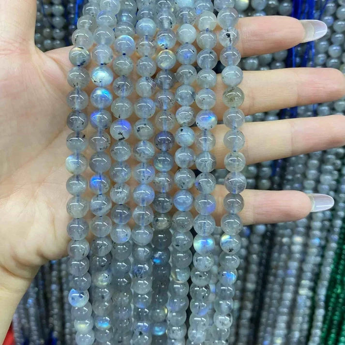Round Labradorite Beads