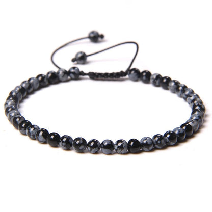 Beads Bracelet Adjustable Rope String Braided Bracelets 4mm 6mm 8mm