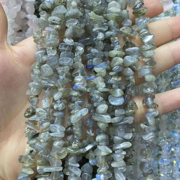 Freeform Chip Labradorite Beads