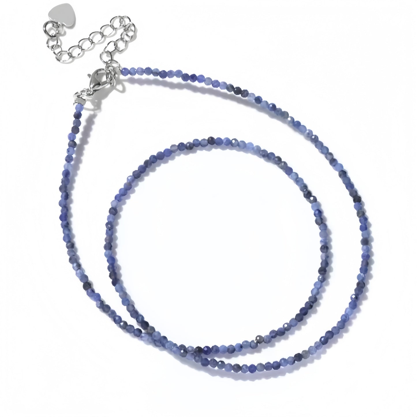 2mm Shining Beads Stone Necklace Choker Jewelry