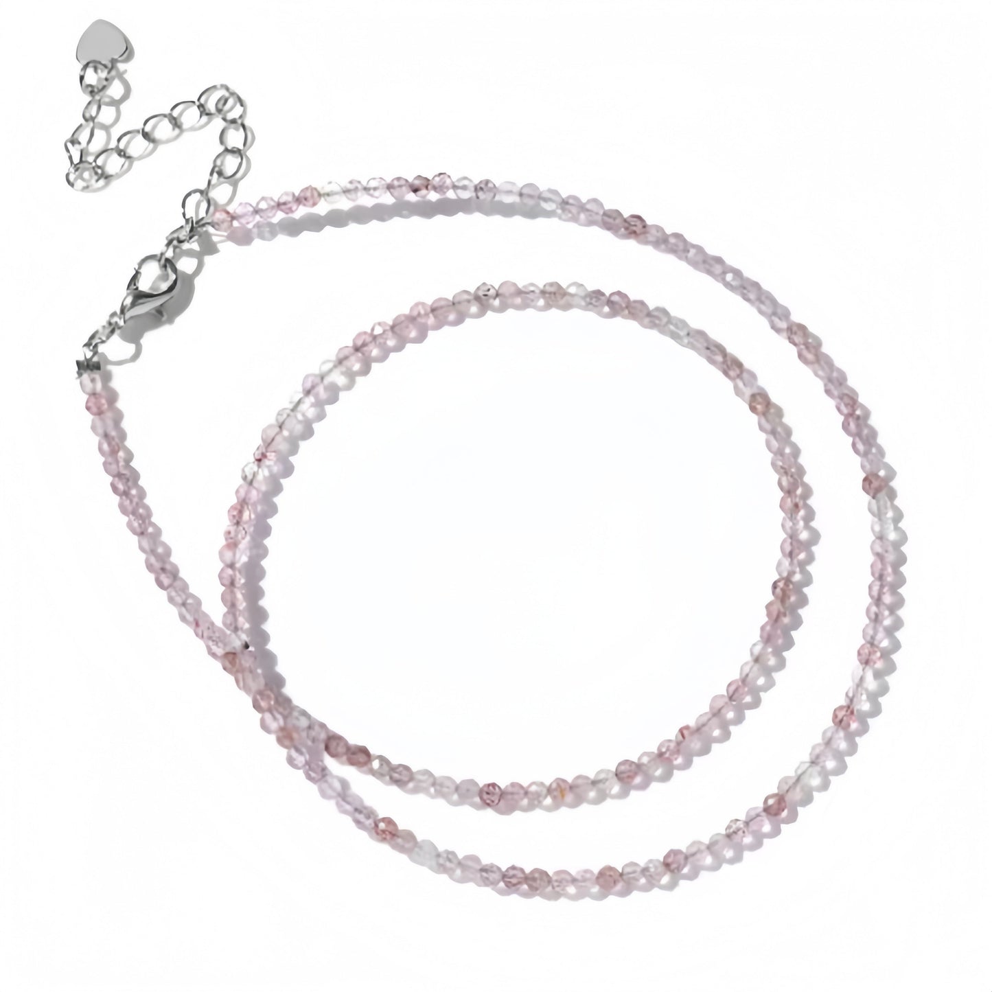 2mm Shining Beads Stone Necklace Choker Jewelry