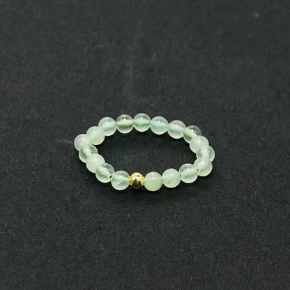 3mm Multi Round Bead Ring Elastic Rings Stackable
