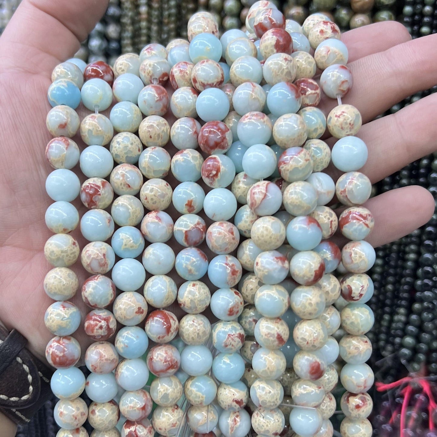 Round Beads 6mm 8mm 10mm  Free Shipping