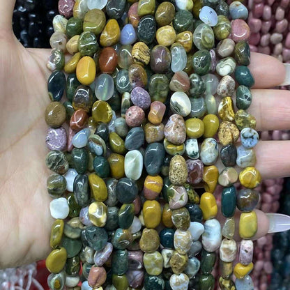 Irregular Smooth Beads 6-8mm Gemstone/Quartz/Jasper/Agate